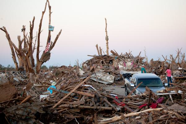 tornado debris